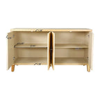 Armoire de rangement 4 portes / Buffet de salle à manger / Meuble d'appoint
