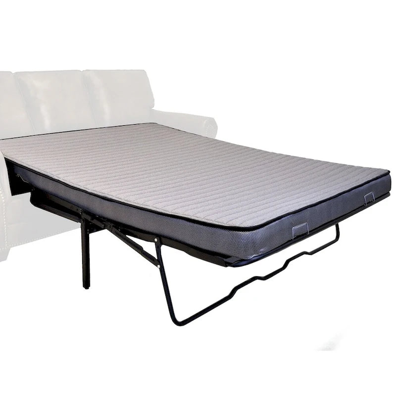 Canapé convertible rembourré en tissu suédine marron rustique - 37 x 86 x 40
