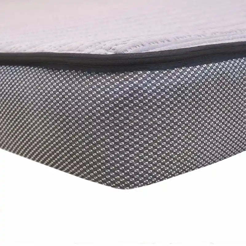 Canapé convertible rembourré en tissu suédine marron rustique - 37 x 86 x 40