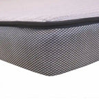 Canapé convertible rembourré en tissu suédine marron rustique - 37 x 86 x 40