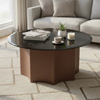Modrest Ingram Modern Round Coffee Table