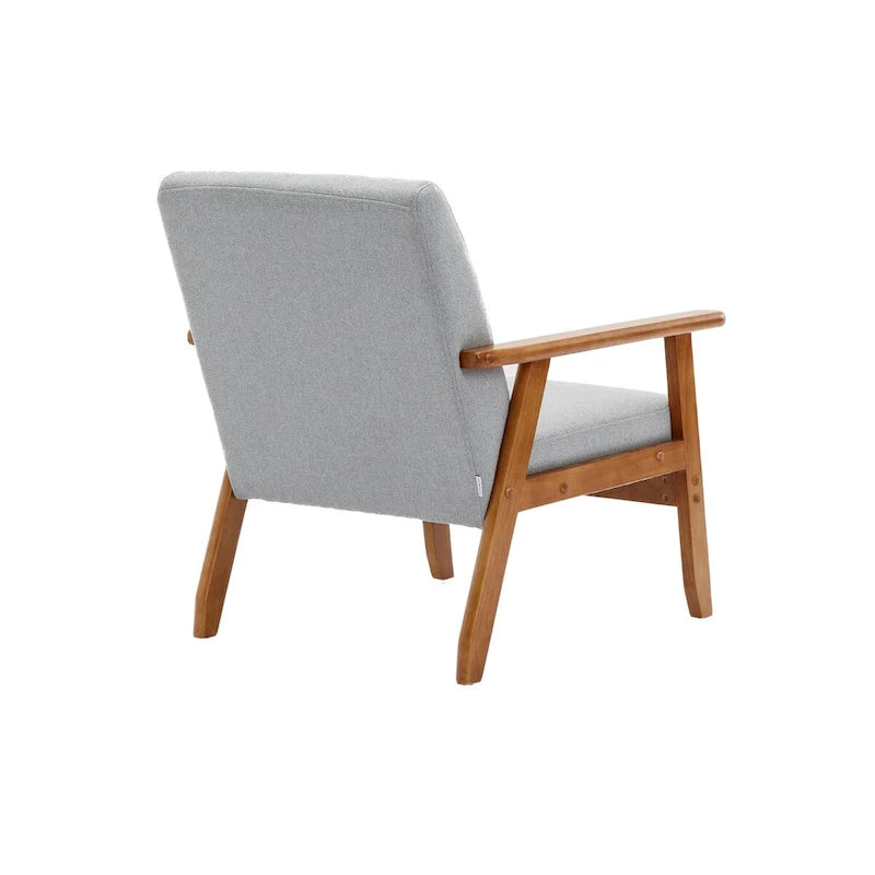 Lot de 2 fauteuils d'appoint avec table d'appoint, pour salon, chambre, bureau - 78 cm H x 64,5 cm L x 71 cm P