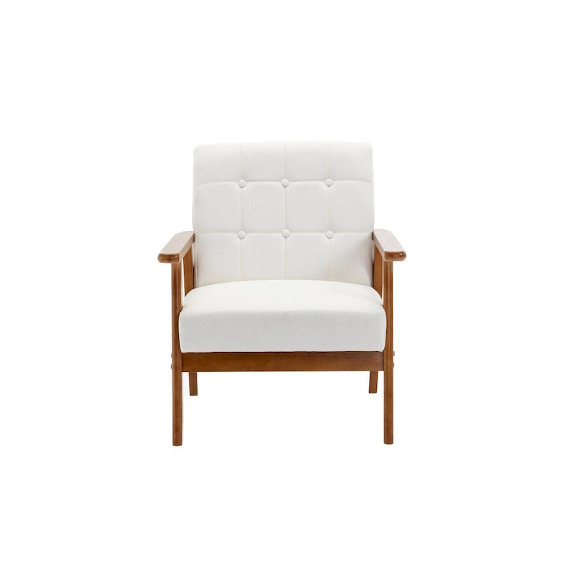 Lot de 2 fauteuils d'appoint avec table d'appoint, pour salon, chambre, bureau - 78 cm H x 64,5 cm L x 71 cm P