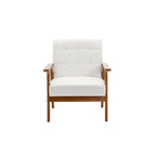 Lot de 2 fauteuils d'appoint avec table d'appoint, pour salon, chambre, bureau - 78 cm H x 64,5 cm L x 71 cm P