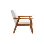 Lot de 2 fauteuils d'appoint avec table d'appoint, pour salon, chambre, bureau - 78 cm H x 64,5 cm L x 71 cm P