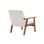 Lot de 2 fauteuils d'appoint avec table d'appoint, pour salon, chambre, bureau - 78 cm H x 64,5 cm L x 71 cm P