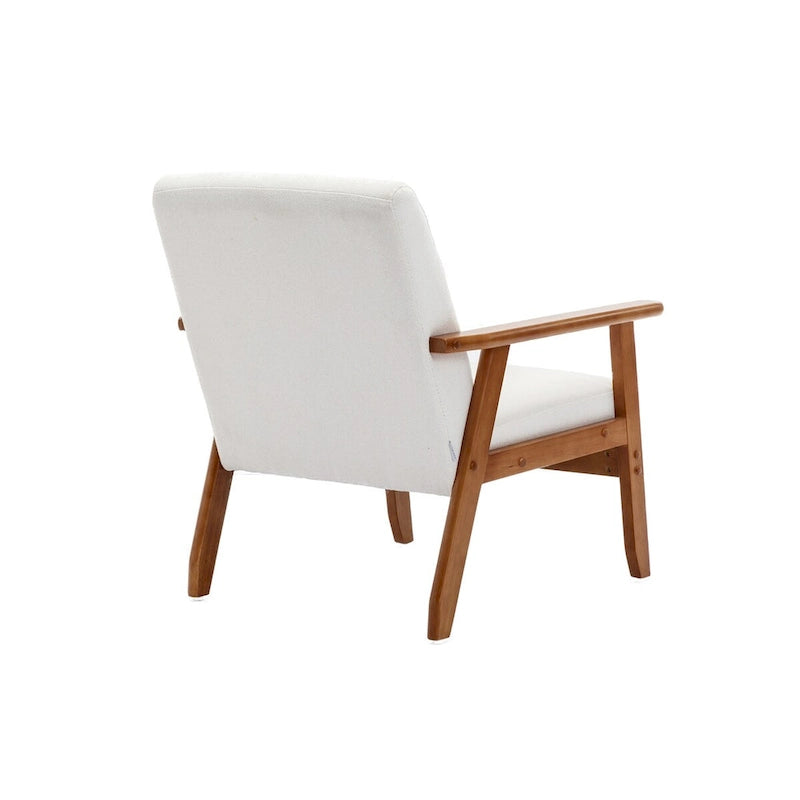 Lot de 2 fauteuils d'appoint avec table d'appoint, pour salon, chambre, bureau - 78 cm H x 64,5 cm L x 71 cm P