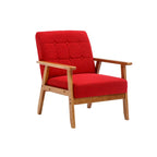 Lot de 2 fauteuils d'appoint avec table d'appoint, pour salon, chambre, bureau - 78 cm H x 64,5 cm L x 71 cm P