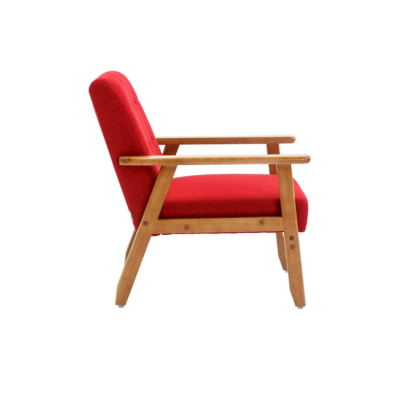Lot de 2 fauteuils d'appoint avec table d'appoint, pour salon, chambre, bureau - 78 cm H x 64,5 cm L x 71 cm P
