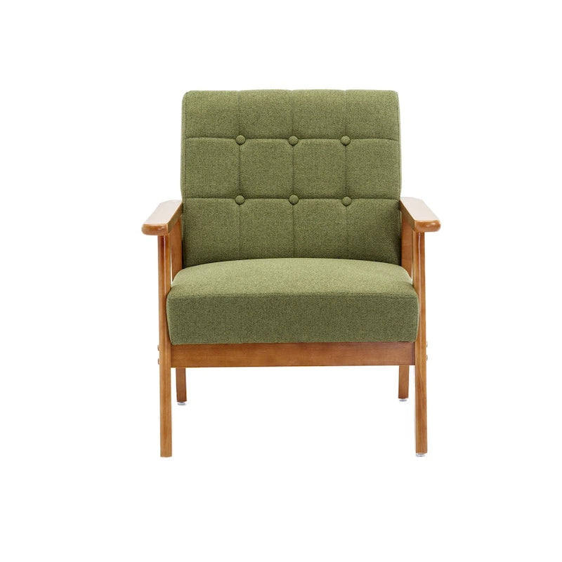 Lot de 2 fauteuils d'appoint avec table d'appoint, pour salon, chambre, bureau - 78 cm H x 64,5 cm L x 71 cm P