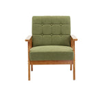Lot de 2 fauteuils d'appoint avec table d'appoint, pour salon, chambre, bureau - 78 cm H x 64,5 cm L x 71 cm P