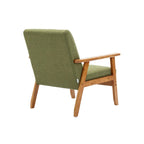 Lot de 2 fauteuils d'appoint avec table d'appoint, pour salon, chambre, bureau - 78 cm H x 64,5 cm L x 71 cm P